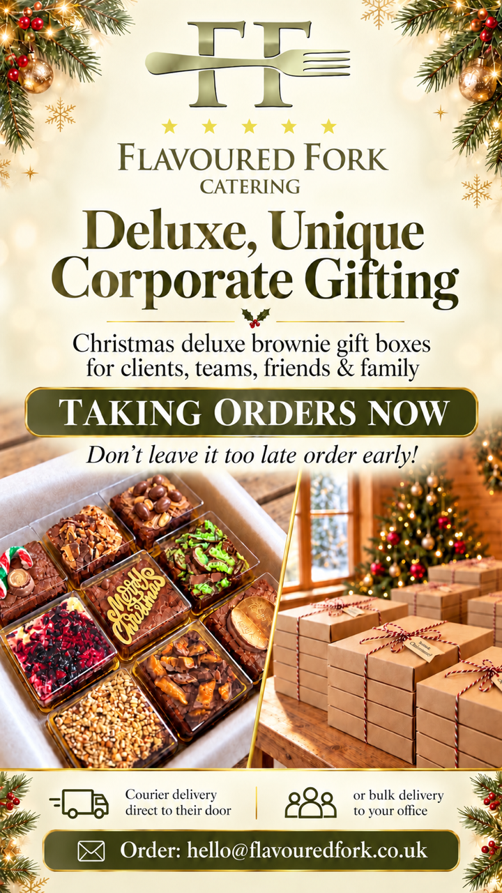 Deluxe Chocolate Brownie Selection Gift Box - Unique Corporate Gifting - Image 2